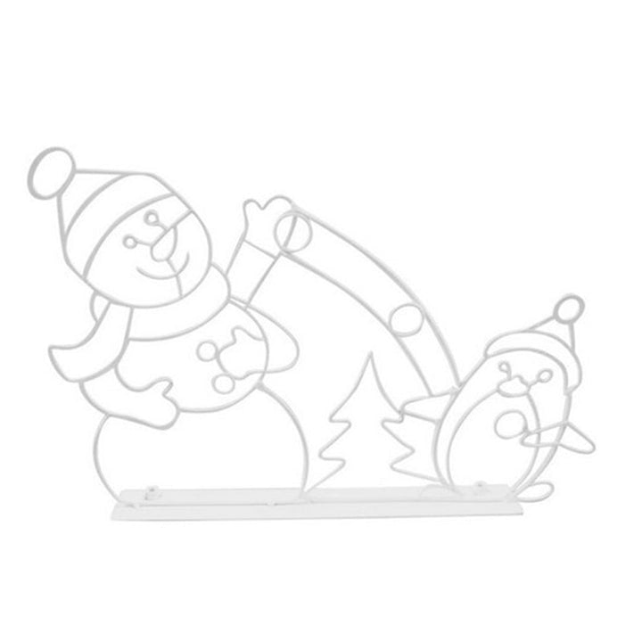 Colverro™ Animated Snowman and Penguin LED Light with Snowball Effect