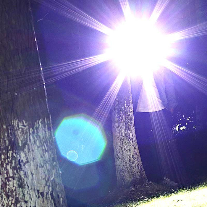 Colverro™ Rechargeable LED Flashlight with Zoom, Waterproof Aluminum Body
