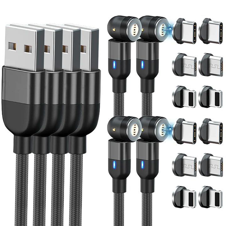 Colverro™ 3-in-1 Magnetic Charging Cable for iPhone, Android and USB-C