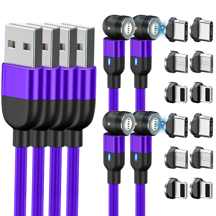 Colverro™ 3-in-1 Magnetic Charging Cable for iPhone, Android and USB-C