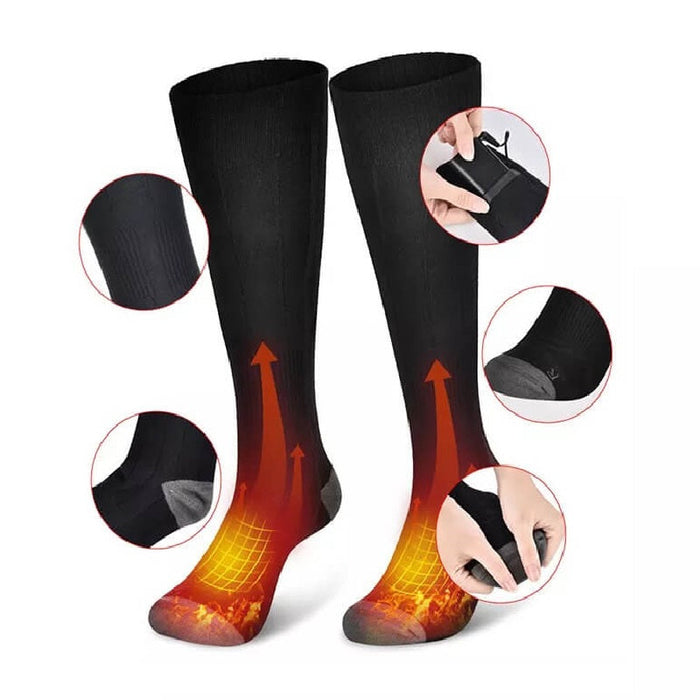 Colverro™ Rechargeable Heated Socks with 3 Heat Settings