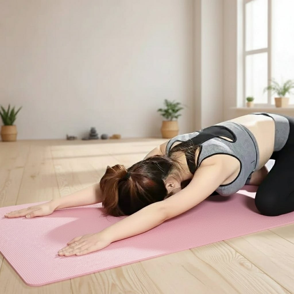 Colverro™ Thick Non-Slip Yoga Mat with Carrying Strap