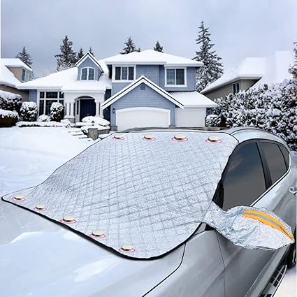 Colverro™ Magnetic Winter Windshield Cover – On and Off in Seconds
