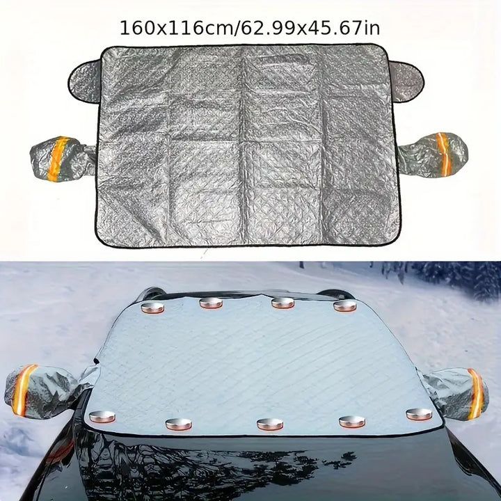 Colverro™ Magnetic Winter Windshield Cover – On and Off in Seconds