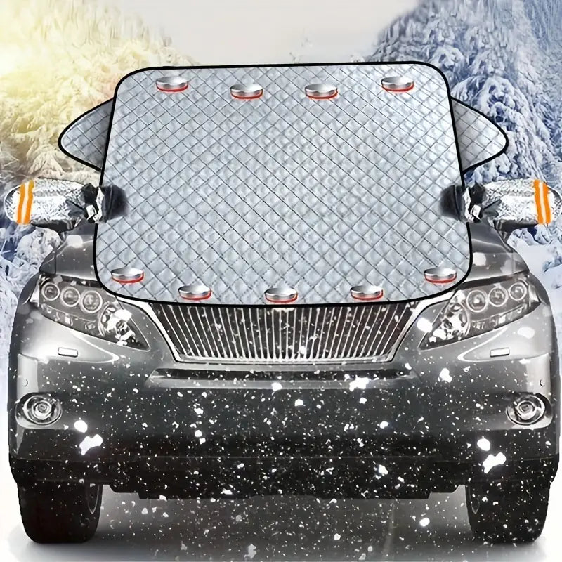 Colverro™ Magnetic Winter Windshield Cover – On and Off in Seconds