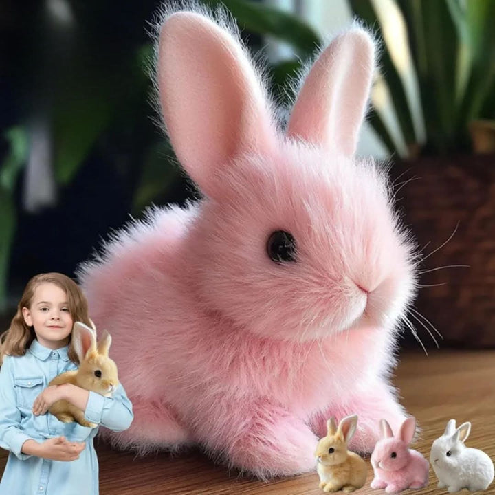 Colverro™ Interactive Plush Bunny Toy That Hops, Wiggles and Squeaks