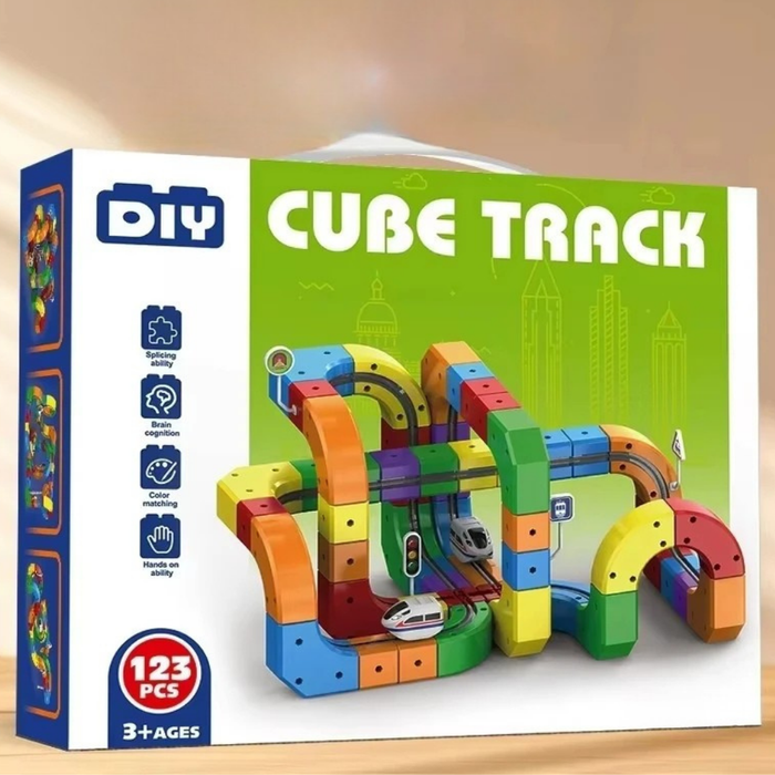 Colverro™ Electric Building Block Train Set with USB Rechargeable Train