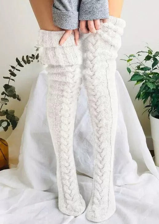 Colverro™ Extra-Long Over-the-Knee Knit Socks for Boots and Skirts