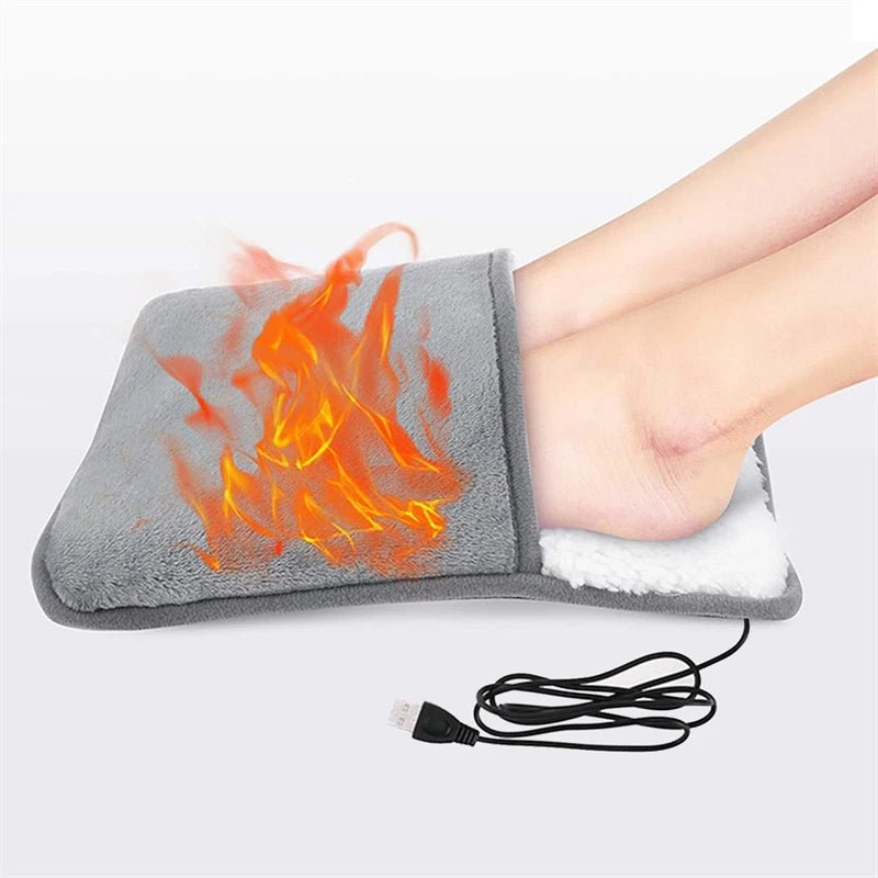 Colverro™ USB Foot Warmer Cushion in Soft Plush with All-Around Heat