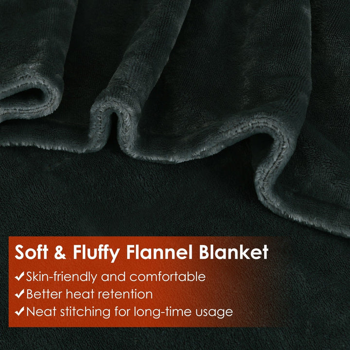 Colverro™ Wearable USB Heated Blanket with Zipper &amp; Fleece Wrap