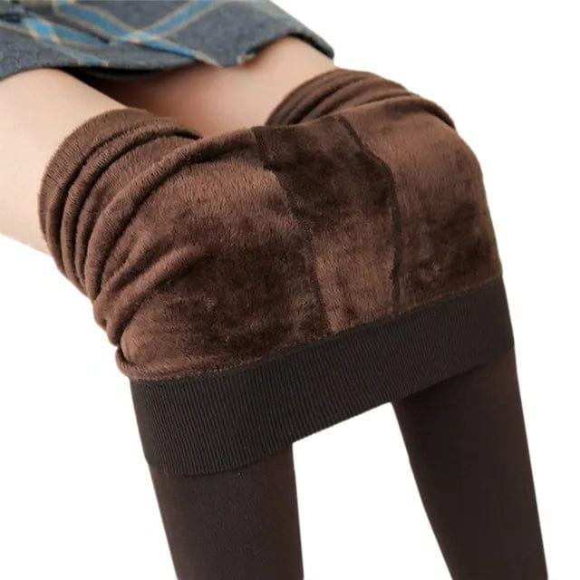 Colverro™ Fleece-Lined High-Waist Leggings for Cozy Winter Days