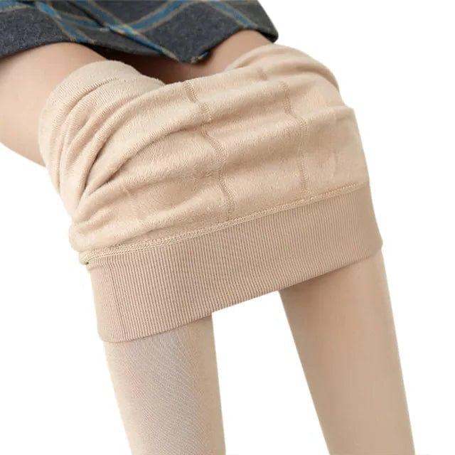 Colverro™ Fleece-Lined High-Waist Leggings for Cozy Winter Days