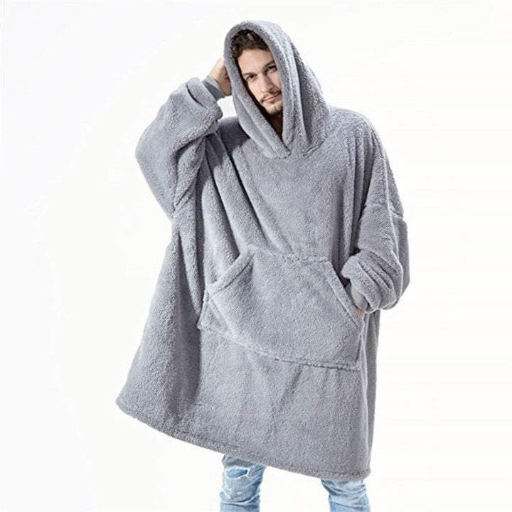 Colverro™ Oversized Blanket Hoodie in Thick Double-Sided Fleece