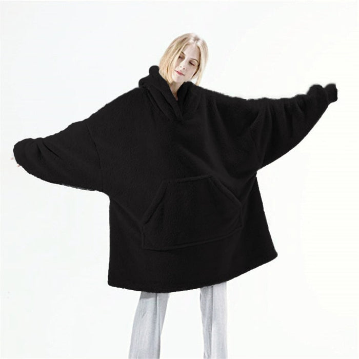 Colverro™ Oversized Blanket Hoodie in Thick Double-Sided Fleece