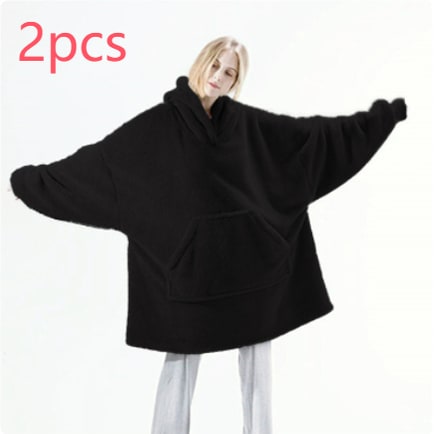 Colverro™ Oversized Blanket Hoodie in Thick Double-Sided Fleece