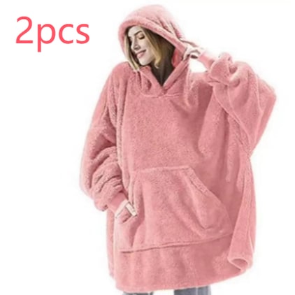 Colverro™ Oversized Blanket Hoodie in Thick Double-Sided Fleece