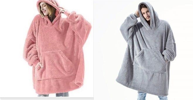 Colverro™ Oversized Blanket Hoodie in Thick Double-Sided Fleece