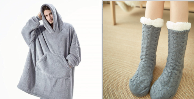 Colverro™ Oversized Blanket Hoodie in Thick Double-Sided Fleece