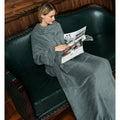 Colverro™ Women's Fleece Blanket with Sleeves, Floor-Length with Pocket