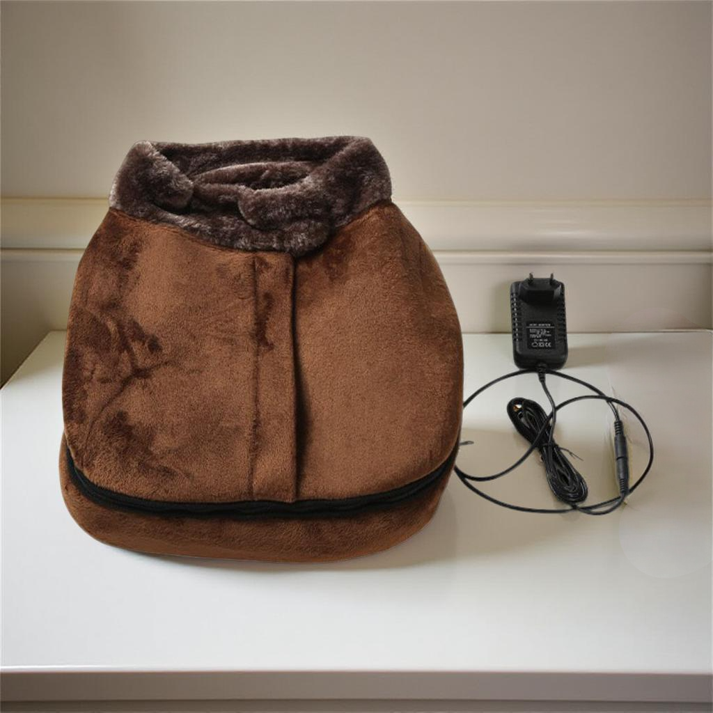 Colverro™ Heated Shiatsu Foot Massager and Plush Foot Warmer