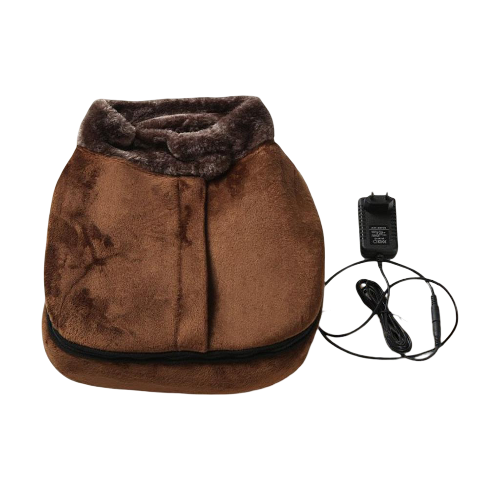 Colverro™ Heated Shiatsu Foot Massager and Plush Foot Warmer