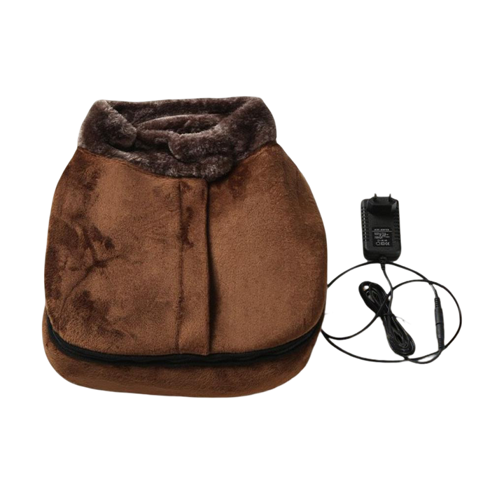 Colverro™ Heated Shiatsu Foot Massager and Plush Foot Warmer