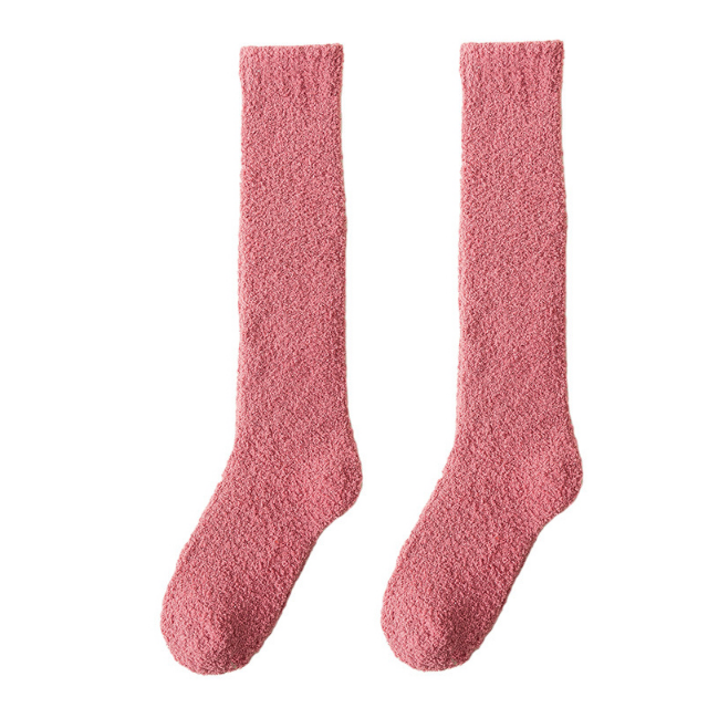Colverro™ Extra-Long Coral Fleece Winter Socks for Cozy Feet