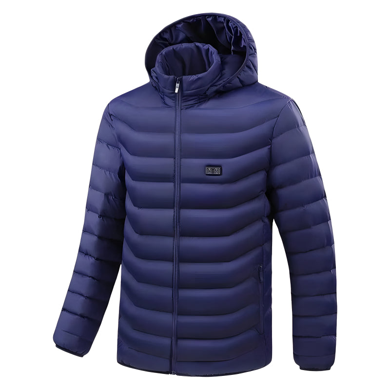 Colverro™ Unisex Heated Jacket with 9 Heat Zones &amp; Detachable Hood